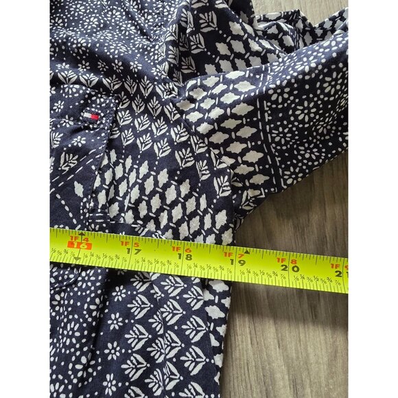 Tommy Hilfiger Womens Patchwork Button-Up Shirt M - Picture 7 of 8